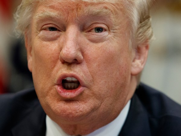 President Donald Trump speaks during an energy roundtable with tribal, state, and local leaders in the Roosevelt Room of the White House, Wednesday, June 28, 2017, in Washington. (AP Photo/Evan Vucci)