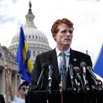 Rep. Joe Kennedy, D-Mass., speaks in support of transgender members of the military, Wednesday, July 26, 2017, on Capitol Hill in Washington, after President Donald Trump said Wednesday he wants transgender people barred from serving in the U.S. military "in any capacity," citing "tremendous medical costs and disruption." (AP Photo/Jacquelyn Martin)