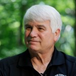HOLD FOR STORY BY MIKE HOUSEHOLDER- In a photo from Friday, June 9, 2017, in South Haven, Mich., former Army medic James McCloughan is interviewed. McCloughan saved the lives of 10 soldiers during a battle in Vietnam and is the first person awarded the Medal of Honor by President Donald Trump. McCloughan was given the nation’s highest military honor for his bravery during the Battle of Nui Yon Hill in Vietnam in May 1969 where he braved enemy gunfire to rescue his men, despite being pelted with shrapnel from a rocket-propelled grenade. The Department of Defense recommended McCloughan for the Medal of Honor last year, but there was a problem: The medal needs to be awarded within five years of the recipient’s heroic actions. Congress waived the time limit in McCloughan’s case. (AP Photo/Carlos Osorio)