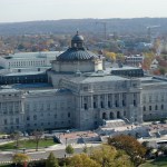 A view of the Library of Congress from the top of the Capitol in Washington, Tuesday, Nov. 15, 2016.  (AP Photo/Susan Walsh)