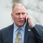 UNITED STATES - FEBRUARY 07: Rep. Clay Higgins, R-La., leaves the Capitol Hill Club after a meeting of the House Republican Conference, February 7, 2017. (Photo By Tom Williams/CQ Roll Call)