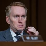 UNITED STATES - JUNE 7: Sen. James Lankford, R-Okla., attends a Senate Select Intelligence Committee hearing in Hart Building featuring testimony by intelligence officials on June 7, 2017. (Photo By Tom Williams/CQ Roll Call)