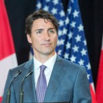 Prime Minister Justin Trudeau speaks to reporters at the National Governor's Association (NGA) Special Session - Collaborating to Create Tomorrow's Global Economy Friday, July 14, 2017 in Providence, Rhode Island.THE CANADIAN PRESS/Ryan Remiorz