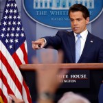 Deputy White House press secretary Sarah Huckabee Sanders speaks to members of the media in the Brady Press Briefing room of the White House in Washington, Friday, July 21, 2017. (AP Photo/Pablo Martinez Monsivais)