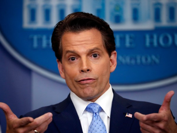 Deputy White House press secretary Sarah Huckabee Sanders speaks to members of the media in the Brady Press Briefing room of the White House in Washington, Friday, July 21, 2017. (AP Photo/Pablo Martinez Monsivais)