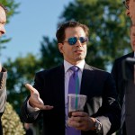 White House communications director Anthony Scaramucci speaks to members of the media at the White House in Washington, Tuesday, July 25, 2017. (AP Photo/Pablo Martinez Monsivais)