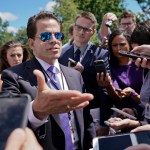 White House communications director Anthony Scaramucci speaks to members of the media at the White House in Washington, Tuesday, July 25, 2017. (AP Photo/Pablo Martinez Monsivais)