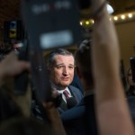 UNITED STATES - JUNE 27: Sen. Ted Cruz, R-Texas, talks with the media after the Senate Policy luncheon in the Capitol on June 27, 2017. Senate Majority Leader Mitch McConnell, R-Ky., told senators there would be no vote on health care this week. (Photo By Tom Williams/CQ Roll Call)