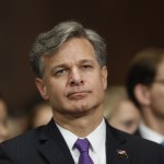 FBI Director nominee Christopher Wray testifies on Capitol Hill in Washington, Wednesday, July 12, 2017, at his confirmation hearing before the Senate Judiciary Committee. (AP Photo/Pablo Martinez Monsivais)