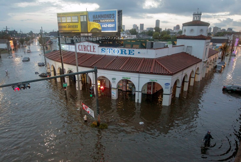 Flooding around the Circle Food Store in New Orleans Saturday, August 5, 2017. (Photo by Brett Duke, Nola.com | The Times-Picayune)