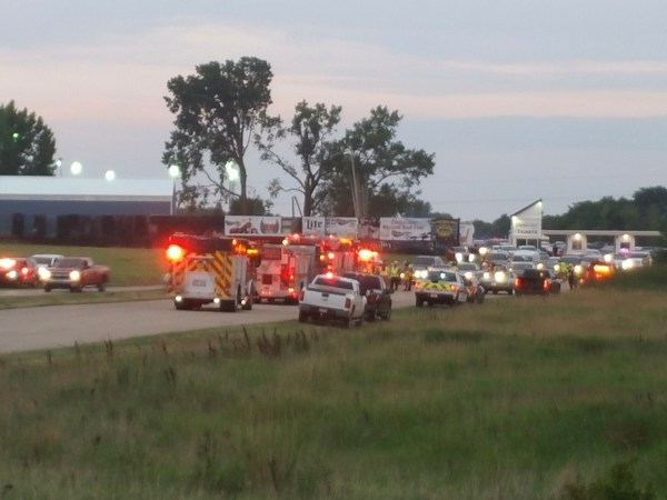 /// Here are the two scene setters our journalist got from the field before it got dark. Like I said, they are just scene setters with a phone camera.KENOSHA NEWS PHOTO BY TERRY FLORESThanks,Mike LarsenManaging EditorKenosha (Wis.) News262-656-6337