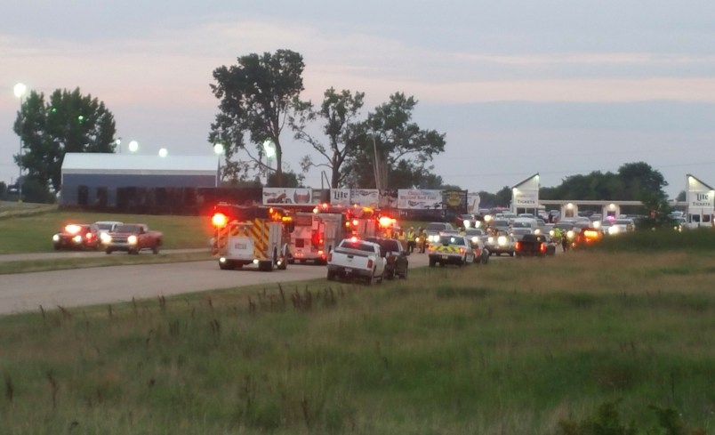 /// Here are the two scene setters our journalist got from the field before it got dark. Like I said, they are just scene setters with a phone camera.KENOSHA NEWS PHOTO BY TERRY FLORESThanks,Mike LarsenManaging EditorKenosha (Wis.) News262-656-6337