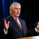 Secretary of State Rex Tillerson speaks at the State Department in Washington, Tuesday, Aug. 22, 2017, to discuss Afghanistan. (AP Photo/Pablo Martinez Monsivais)