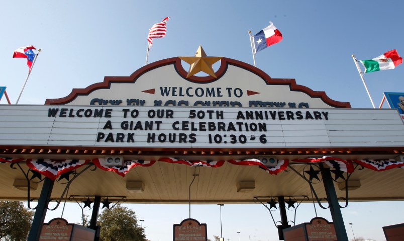 Six Flags over Texas gets ready, Thursday, March 3, 2011, to open their 50th season this weekend. (Star-Telegram/Rodger Mallison)