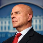 National security adviser H.R. McMaster listens during the daily press briefing at the White House, Monday, July 31, 2017, in Washington. (AP Photo/Evan Vucci)