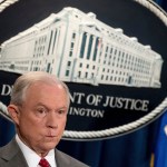 Attorney General Jeff Sessions attends a news conference at the Justice Department in Washington, Friday, Aug. 4, 2017, on leaks of classified material threatening national security. (AP Andrew Harnik)
