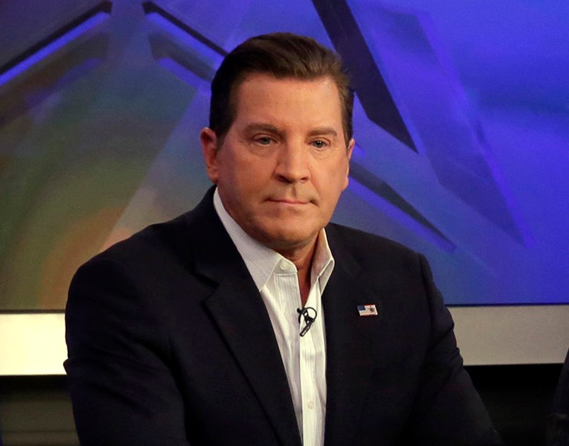 Republican presidential candidate New Jersey Gov. Chris Christie, fourth left, appears on "The Five" television program, on the Fox News Channel, in New York,  Wednesday, July 22, 2015. The show's co-host are, from left: Kimberly Guilfoyle, Juan Williams, Eric Bolling, Dana Perino and Greg Gutfeld. (AP Photo/Richard Drew)