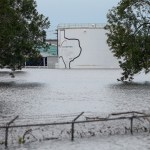 The Arkema  chemical plant is flooded from Tropical Storm Harvey Wednesday, Aug. 30, 2017, in Crosby, Texas. Floodwaters from Harvey have knocked out power and generators that keep volatile organic peroxides stored at the facility cool. Employees and about 300 homes within a mile and half radius of the plant were evacuated Tuesday. ( Godofredo A. Vasquez / Houston Chronicle )