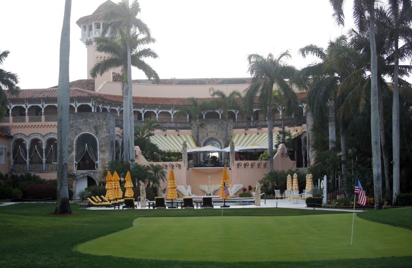President Donald Trump's Mar-a-Lago estate is seen, Saturday, April 15, 2017, in Palm Beach, Fla. (AP Photo/Alex Brandon)