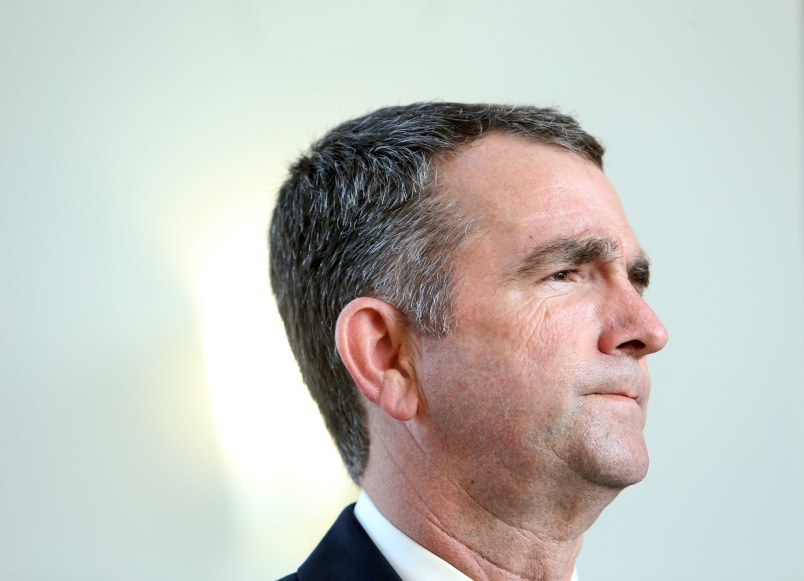 Atttorney General Ralph Northam spoke about the US Senate's healthcare bill overhall, at a press conference on Friday afternoon before touring the Virginia Tech Carilion School of Medicine and Research Institute. Photo taken July 14. (AP PHOTO/STEPHANIE KLEIN-DAVIS, THE ROANOKE TIMES)