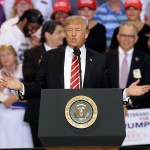 President Donald Trump speaks at a rally, Tuesday, Aug.22, 2017, in Phoenix. (AP Photo/Rick Scuteri)