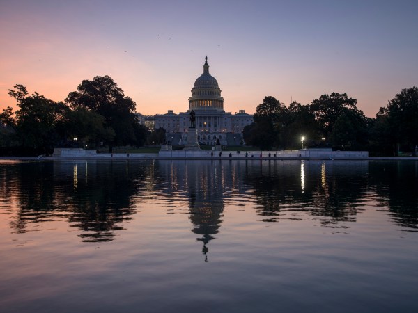 The Capitol is seen at sunrise as Congress returns from the August recess to face work on immigration, the debt limit, funding the government, and Hurricane Harvey, in Washington, Tuesday, Sept. 5, 2017.    (AP Photo/J. Scott Applewhite)