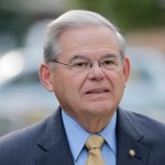 Sen. Bob Menendez arrives to court in Newark, N.J., Wednesday, Sept. 6, 2017. The corruption trial for the New Jersey Democrat and a wealthy Florida eye doctor begins on Wednesday in Newark. The trial will examine whether Menendez was illegally lobbying for Salomon Melgen, who gave him political contributions and gifts including luxury vacations. (AP Photo/Seth Wenig)