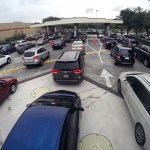 Drivers wait in line for gasoline at the Costco in Altamonte Springs, Fla., ahead of the anticipated arrival of Hurricane Irma,  Wednesday, Sept. 6, 2017. (Joe Burbank/Orlando Sentinel)  3017048