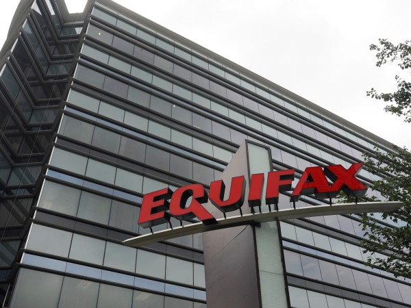 HOLD FOR JENNY KANE   In this Saturday, July 21, 2012, photo Equifax Inc., offices are seen, in Atlanta. Equifax Inc. is a consumer credit reporting agency in the United States. (AP Photo/Mike Stewart)