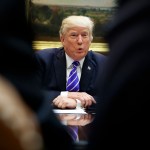 President Donald Trump speaks during a meeting with members of the House Ways and Means committee in the Roosevelt Room of the White House, Tuesday, Sept. 26, 2017, in Washington. (AP Photo/Evan Vucci)
