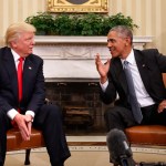 President Barack Obama meets with President-elect Donald Trump in the Oval Office of the White House in Washington, Thursday, Nov. 10, 2016. (AP Photo/Pablo Martinez Monsivais)