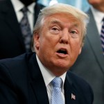 President Donald Trump speaks before signing a proclamation for a national day of prayer to occur on Sunday, Sept. 3, 2017, in the Oval Office of the White House, Friday, Sept. 1, 2017, in Washington. (AP Photo/Evan Vucci)
