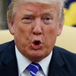 President Donald Trump speaks during a meeting with Congressional leaders in the Oval Office of the White House, Wednesday, Sept. 6, 2017, in Washington. (AP Photo/Evan Vucci)