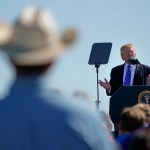President Donald Trump speaks at Andeavor Refinery to promote his tax overhaul plan, Wednesday, Sept. 6, 2017 in Bismark, N.D. (AP Photo/Pablo Martinez Monsivais)