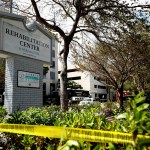 Police surround the Rehabilitation Center at Hollywood Hills, which had no air conditioning after Hurricane Irma knocked out power. Three people died at the center and three others later died at Memorial Regional Hospital. John McCall, South Florida Sun-Sentinel...SOUTH FLORIDA OUT; NO MAGS; NO SALES; NO INTERNET; NO TV...