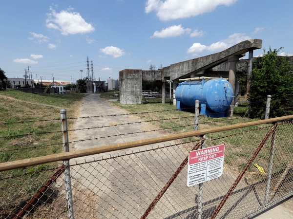 HOLD FOR STORY BY MICHAEL BIESECKER--Facility southeast of US Oil Recovery is shown Thursday, Sept. 14, 2017, in Pasadena, Texas. (AP Photo)
