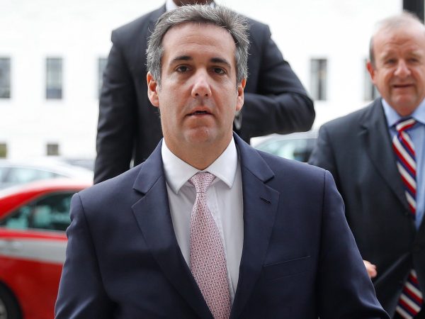 Michael Cohen, President Donald Trump's personal attorney, arrives on Capitol Hill in Washington, Tuesday, Sept. 19, 2017. Cohen is schedule to testify before the Senate Intelligence Committee in a closed session. (AP Photo/Pablo Martinez Monsivais)