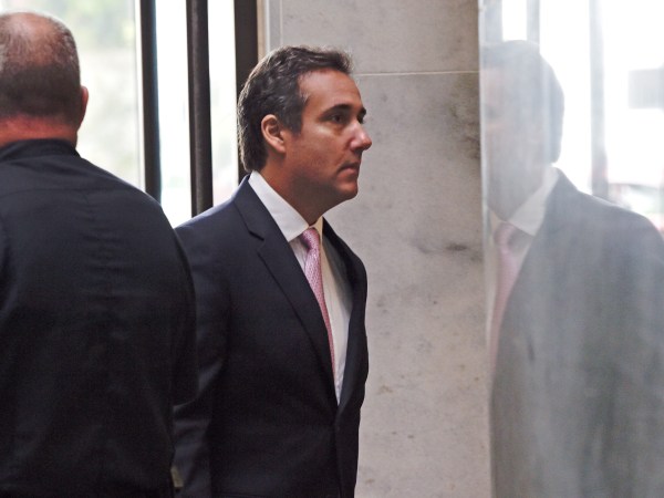 Michael Cohen, President Donald Trump's personal attorney, arrives on Capitol Hill in Washington, Tuesday, Sept. 19, 2017. Cohen is schedule to testify before the Senate Intelligence Committee in a closed session. (AP Photo/Susan Walsh)