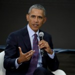 Former President Barack Obama speaks during the Goalkeepers Conference hosted by the Bill and Melinda Gates Foundation, Wednesday, Sept. 20, 2017, in New York. (AP Photo/Julio Cortez)