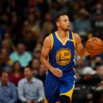 Golden State Warriors guard Stephen Curry (30) in the first half of an NBA basketball game Thursday, Nov. 10, 2016, in Denver. (AP Photo/David Zalubowski)
