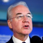 Health and Human Services Secretary Tom Price speaks during a National Foundation for Infectious Diseases (NFID) news conference  recommending everyone age six months an older be vaccinated against influenza, Thursday, Sept. 28, 2017 in Washington. (AP Photo/Pablo Martinez Monsivais)