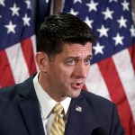 Speaker of the House Paul Ryan, R-Wis., meets reporters as the White House and congressional Republicans are finalizing a tax plan, at Republican National Committee Headquarters on Capitol Hill in Washington, Tuesday, Sept. 26, 2017. Ryan began his remarks by promising help for devastated Puerto Rico, calling it a "humanitarian crisis." (AP Photo/J. Scott Applewhite)