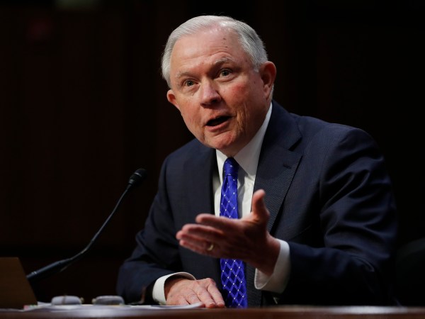Attorney General Jeff Sessions testifies before the Senate Judiciary Committee on Capitol Hill in Washington, Wednesday, Oct. 18, 2017. (AP Photo/Carolyn Kaster)