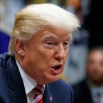 President Donald Trump speaks during a meeting on tax policy with business leaders in the Roosevelt Room of the White House, Tuesday, Oct. 31, 2017, in Washington. (AP Photo/Evan Vucci)