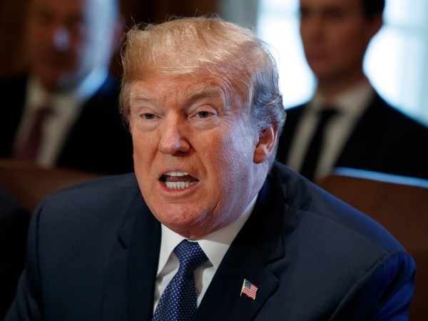President Donald Trump speaks during a cabinet meeting at the White House, Wednesday, Nov. 1, 2017, in Washington. (AP Photo/Evan Vucci)
