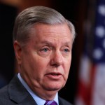Sen. Lindsey Graham, R-S.C., speaks on why alleged attacker in New York should be held as enemy combatant during a news conference on Capitol Hill in Washington, Wednesday, Nov. 1, 2017.  (AP Photo/Manuel Balce Ceneta)