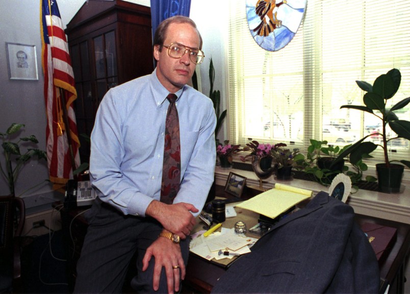 Rep. Vin Weber of Minnesota at his Washington office, April 16, 1992.(AP PHOTO)