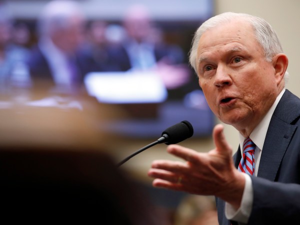 Attorney General Jeff Sessions speaks during a House Judiciary Committee hearing on Capitol Hill, Tuesday, Nov. 14, 2017 in Washington. (AP Photo/Alex Brandon)