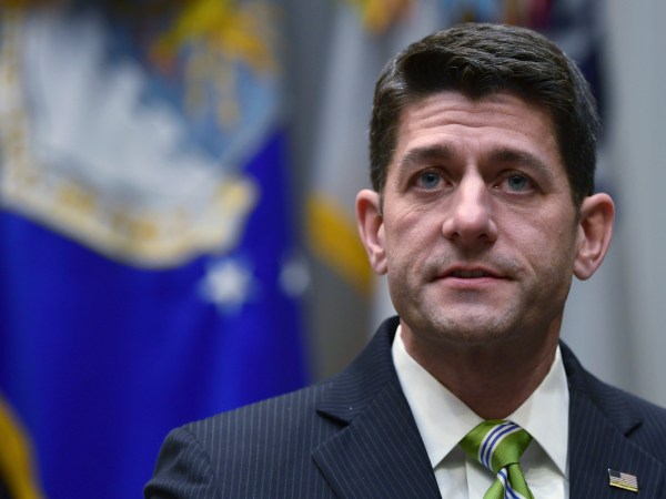 House Speaker Paul Ryan of Wis., speaks during a meeting with President Donald Trump in the Roosevelt Room of the White House in Washington, Tuesday, Nov. 28, 2017, along with Republican congressional leaders. (AP Photo/Susan Walsh)