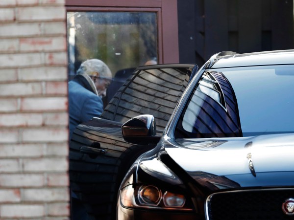 Rep. John Conyers, D-Mich., leaves his home Wednesday, Nov. 29, 2017, in Detroit. Rep. Conyers is being pressured by some in Washington to resign. Rep. Conyers recently stepped down from his post as top Democrat on the House Judiciary Committee after facing allegations of sexual harassment by former staffers. (AP Photo/Paul Sancya)